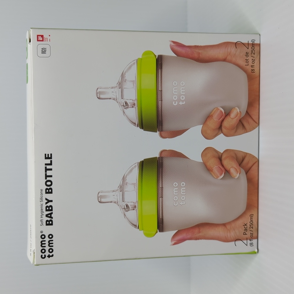 (2) Como Tomo Baby Bottles 8 oz